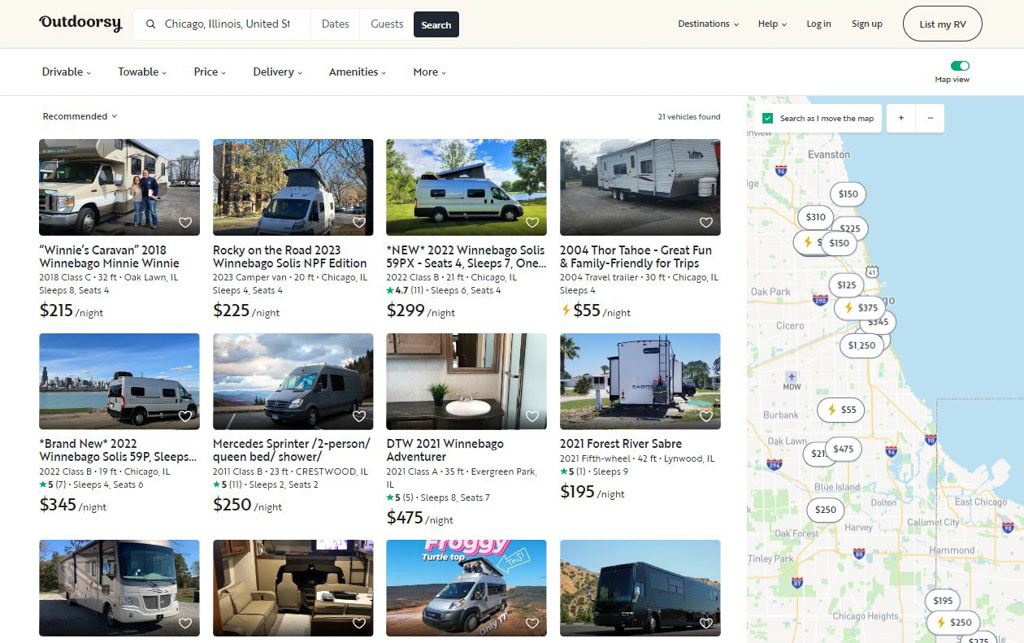 10 Best Campervan & Motorhome/RV Rentals in Chicago [2023]